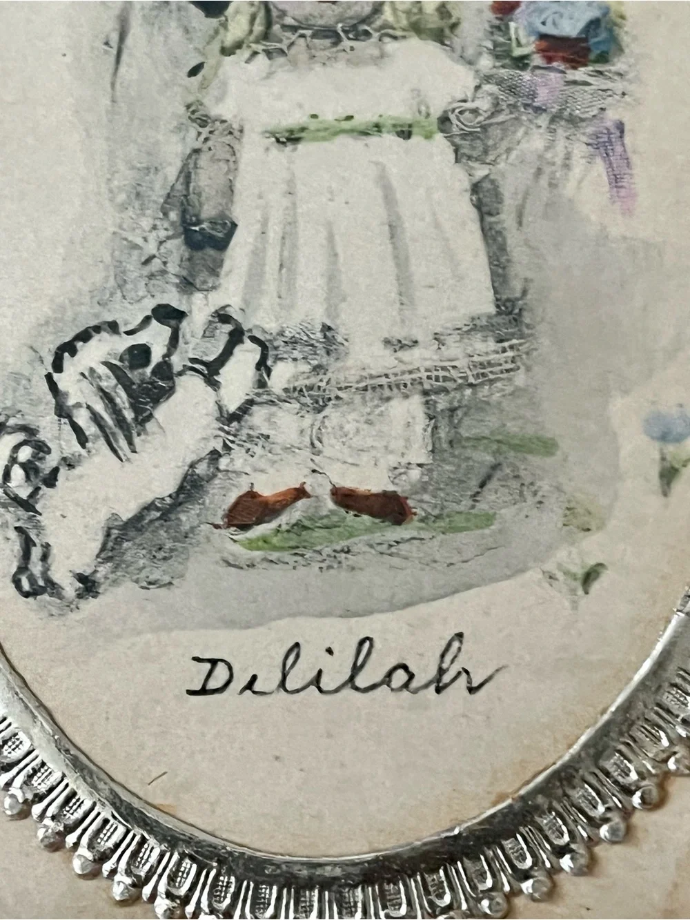 19th Century 4 Small Colors Children Portraits